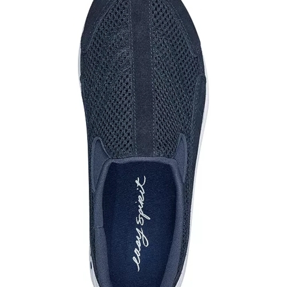 Easy Spirit Traveltime mule sneakers Navy/White . Size 8.5 W - New In Box - Picture 2 of 9